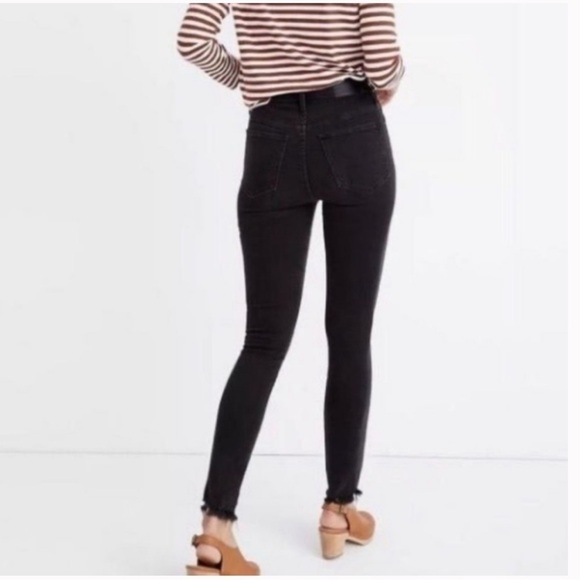 Madewell Black Button fly 10 High Rise Skinny - Picture 3 of 14